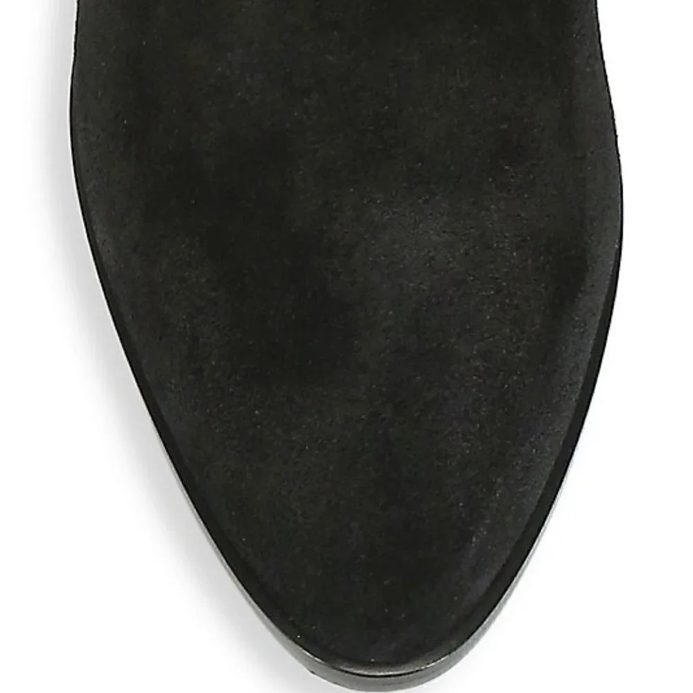 Saint Laurent Hara Suede Strap Black Booties NWT Size 6 US/6 IT - Picture 4 of 14